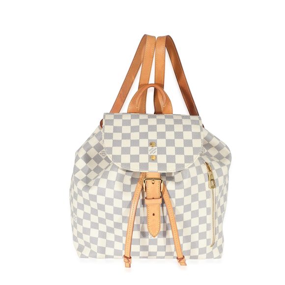Louis Vuitton Damier Azur Canvas Sperone Backpack - Picture 1 of 7